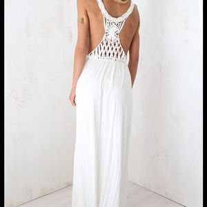 NWT SABO SKIRT MACRAME MAXI DRESS